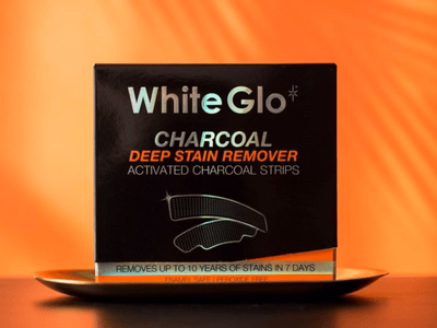 White Glo Charcoal Deep Stain Remover - rezultate albire